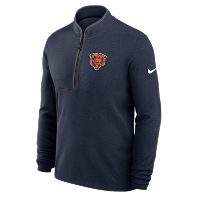 Chicago Bears Logo Victory Men's Nike Dri-FIT NFL 1/2-Zip